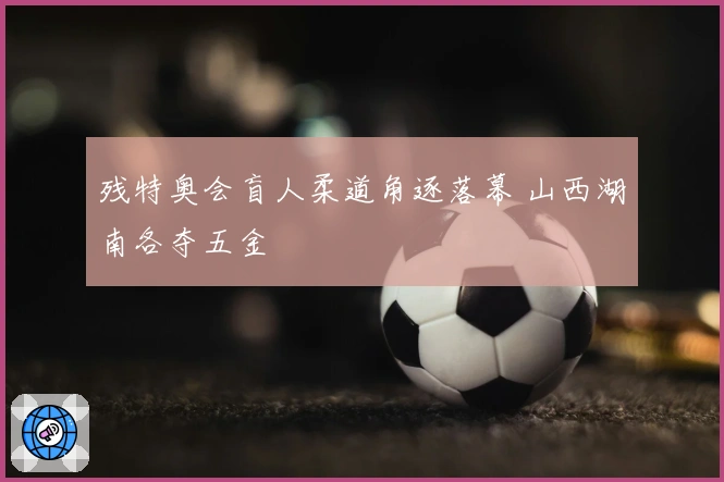 残特奥会盲人柔道角逐落幕 山西湖南各夺五金